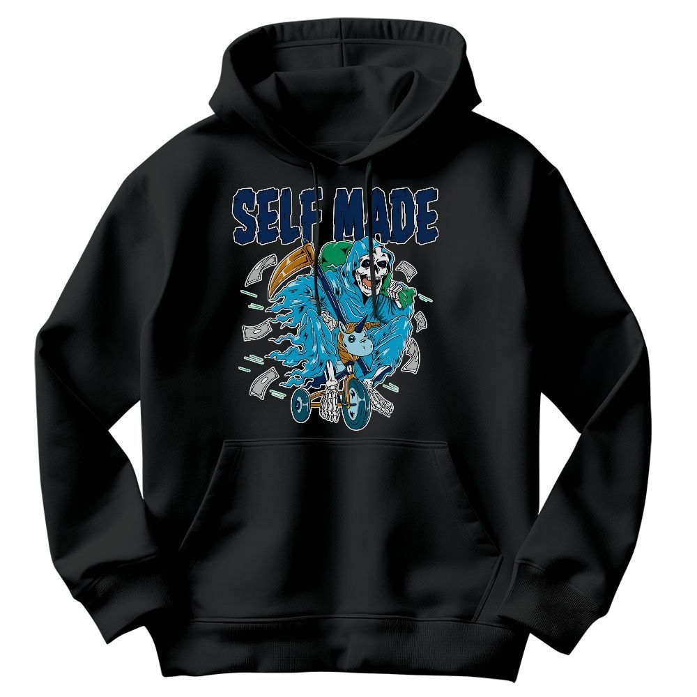 Sweatshirt To Match Dunk Low GS Electric Algae - Self Make Skeleton Graphic