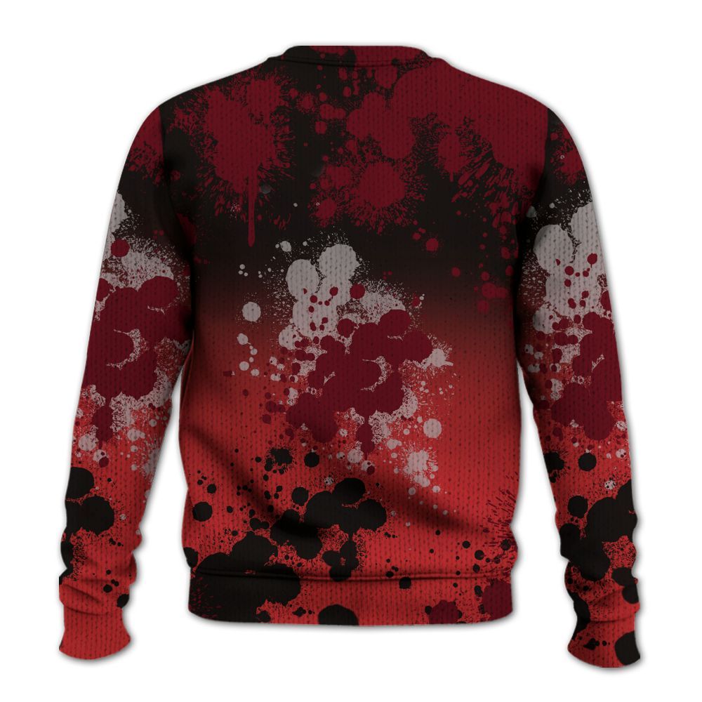 Knitted Sweater To Match Kobe 9 Elite Christmas - Trust No One Scary