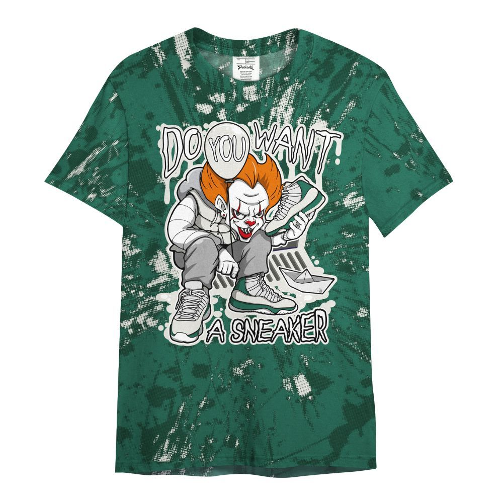 Shirt To Match Oxidized Green 4s - Clown Scary Sneakers Graphic Halloween All Over Print