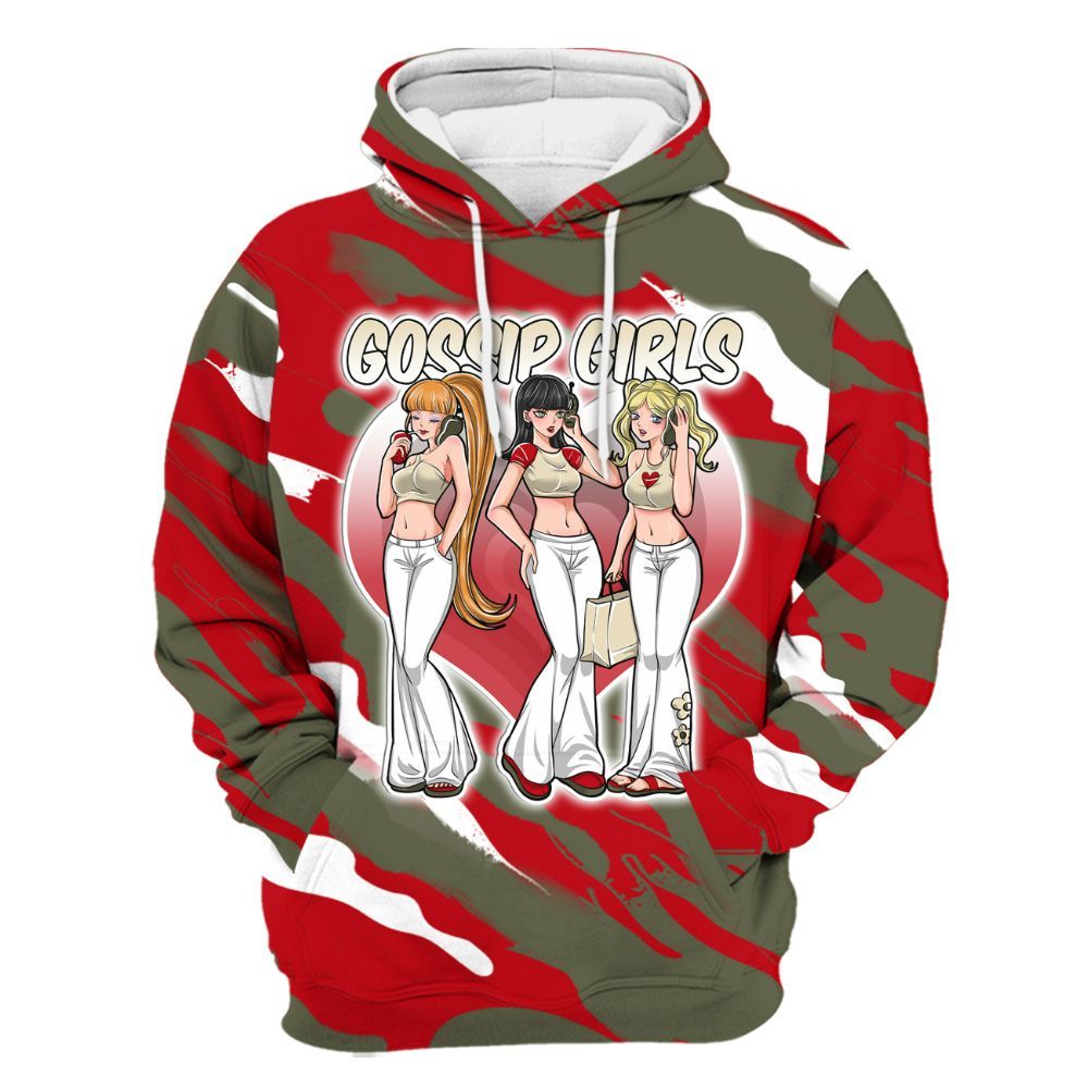 Hoodie To Match Travis Scott Low OG Medium Olive 1s - Gossip'Girls All Over Print