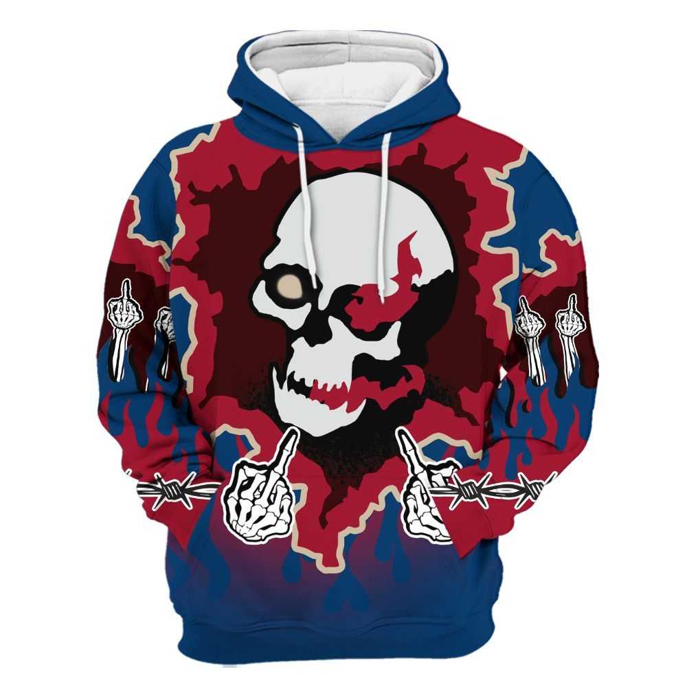 Hoodie To Match Rare Air 4s - F Around Find Out Graphic Trapped All Over Print