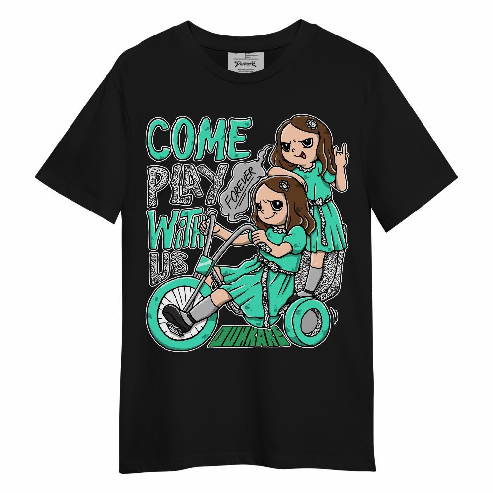 Shirt To Match Black Green Glow 3s - Come Hangout Halloween Unisex Shirt