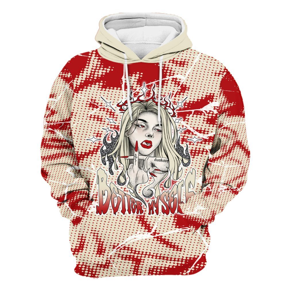 Hoodie To Match Cement Grey 3s - My-Self Crack Unique All Over Print