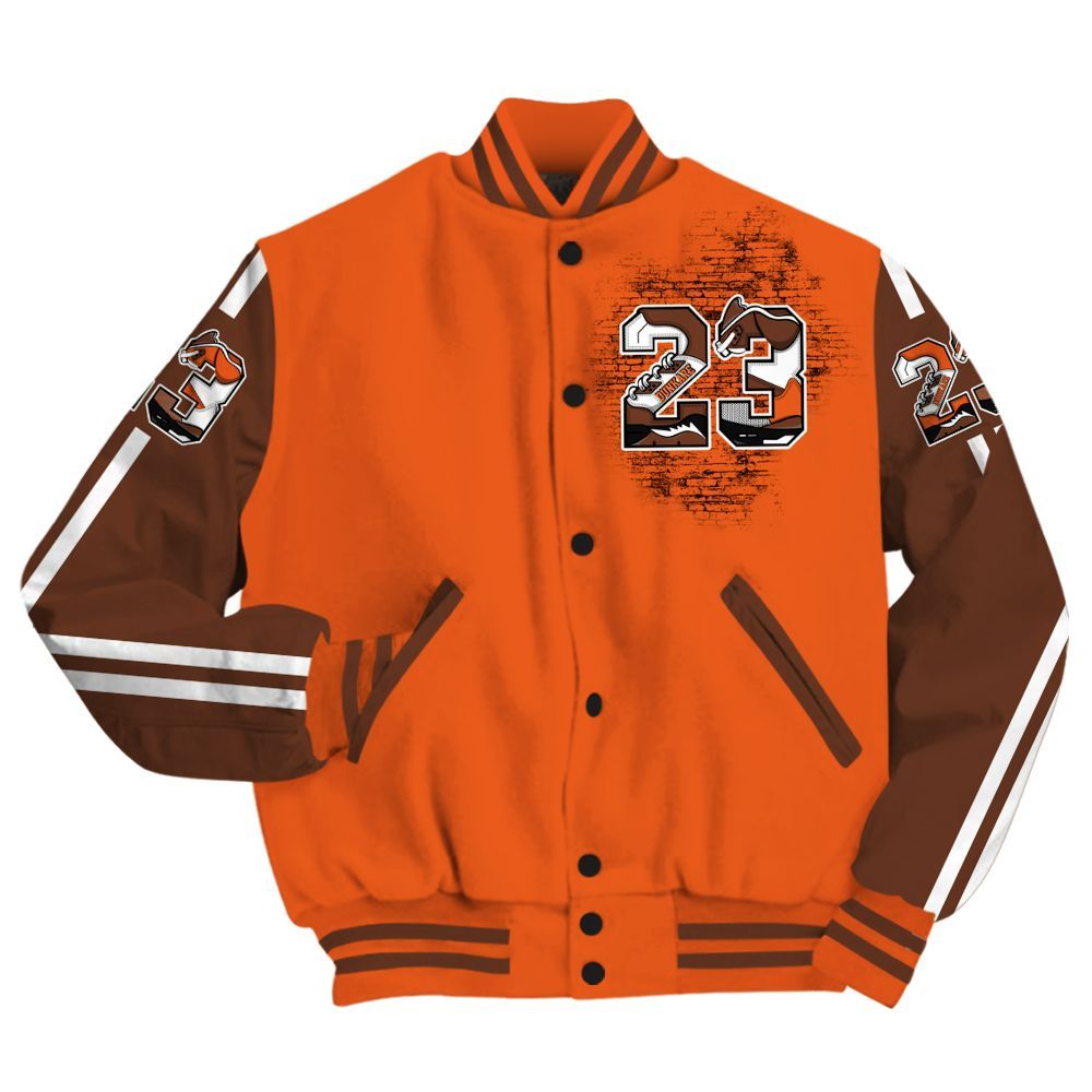 Varsity Jacket To Match High OG Starfish 1s - Custom Name Number 23 5s All Over Print
