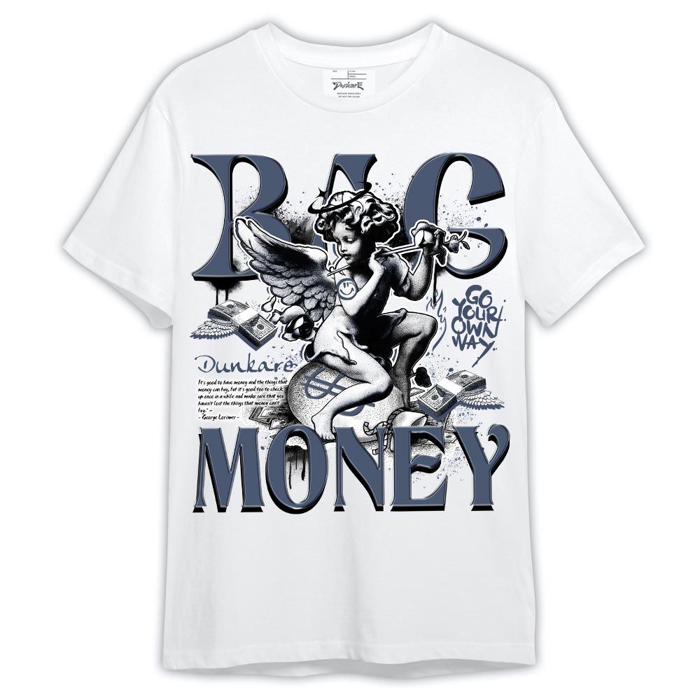 Shirt To Match Low Diffused Blue 11s - Bag Money Retro Shirt Outfit