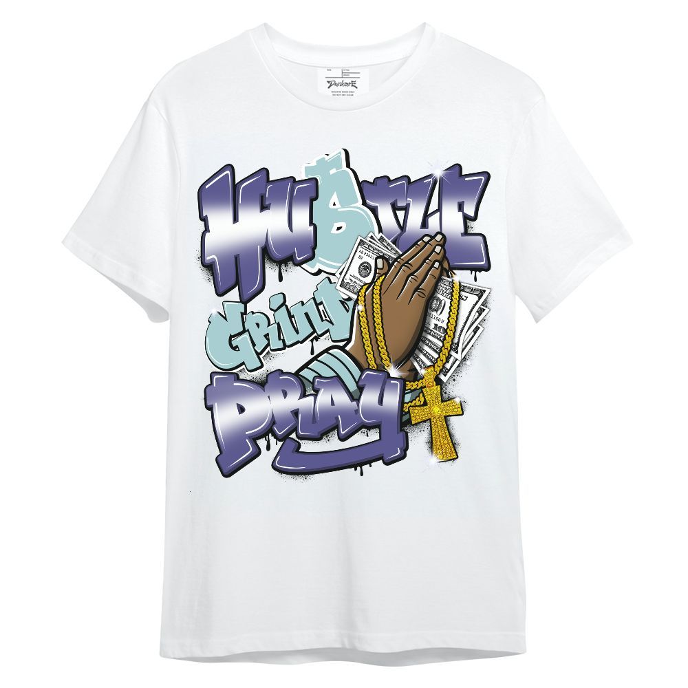 Shirt To Match Air Ship PE Hornets - Hustle, Money Pray Streetwear Unisex Shirt
