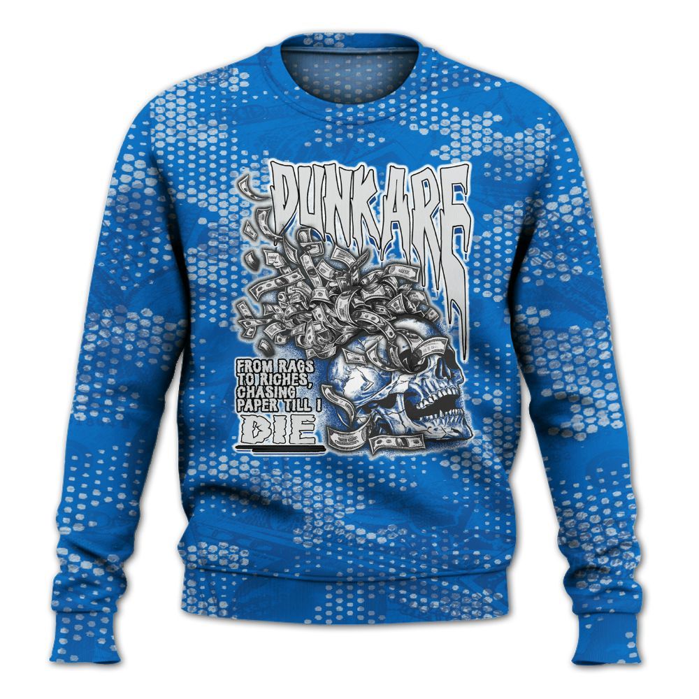 Sweatshirt To Match Blueberry 12s - From Rags To Riches All Over Print