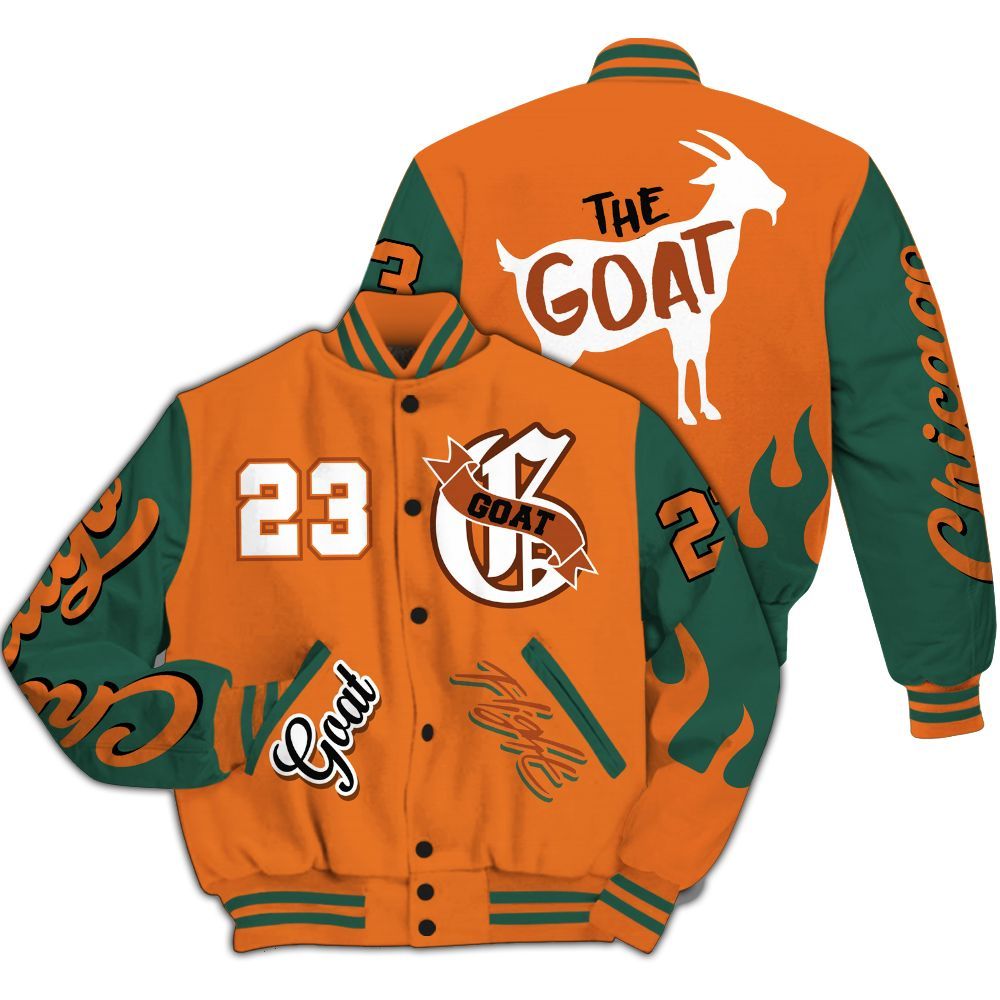 Varsity Jacket To Match Dunk Low Ceramic - The G.O.A.T Flight Streetwear All Over Print
