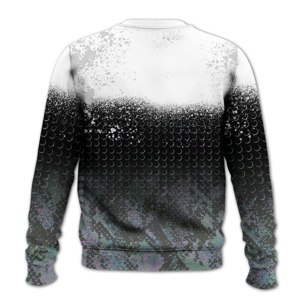 Sweatshirt To Match Low CNY Year Of The Snake 11s - Halftone Time Is Money All Over Print