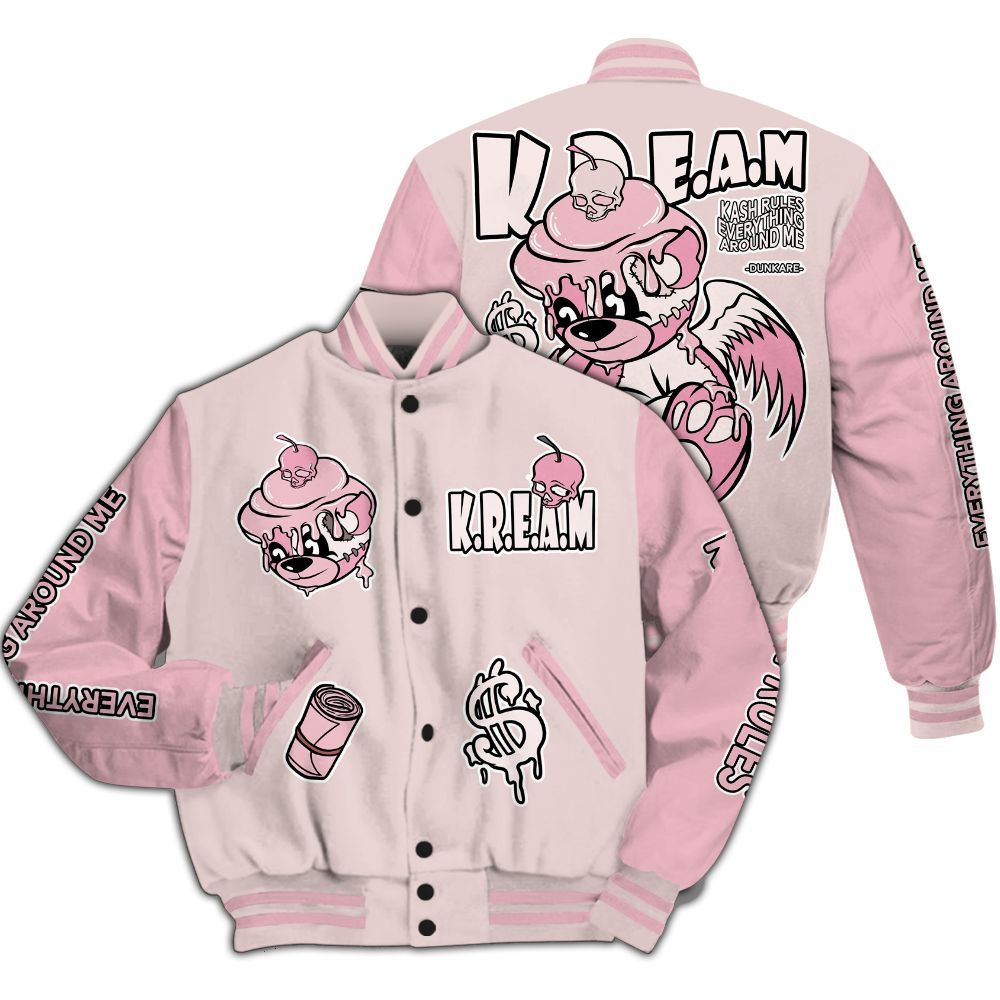 Varsity Jacket To Match Dunk Low KD 17 Aunt Pearl - Loot Bear All Over Print