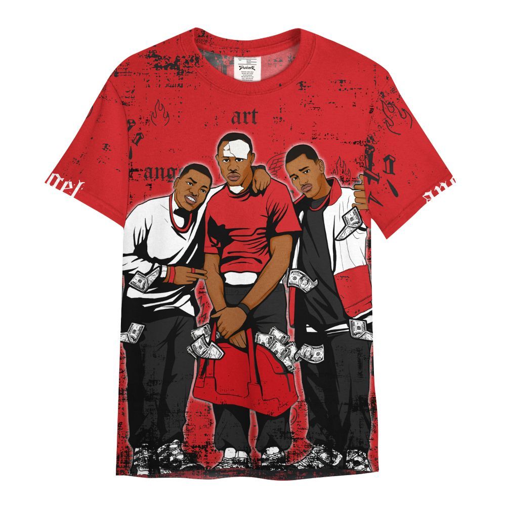 Shirt To Match Bloodline 12s - Paid In Full Money All Over Print