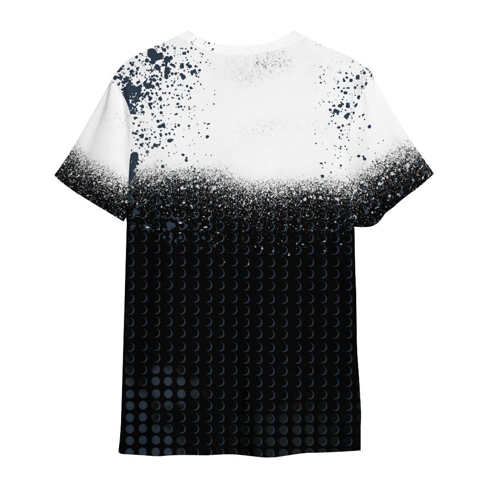 Shirt To Match Navy Blue 2024 6s - Halftone Time Is Money All Over Print