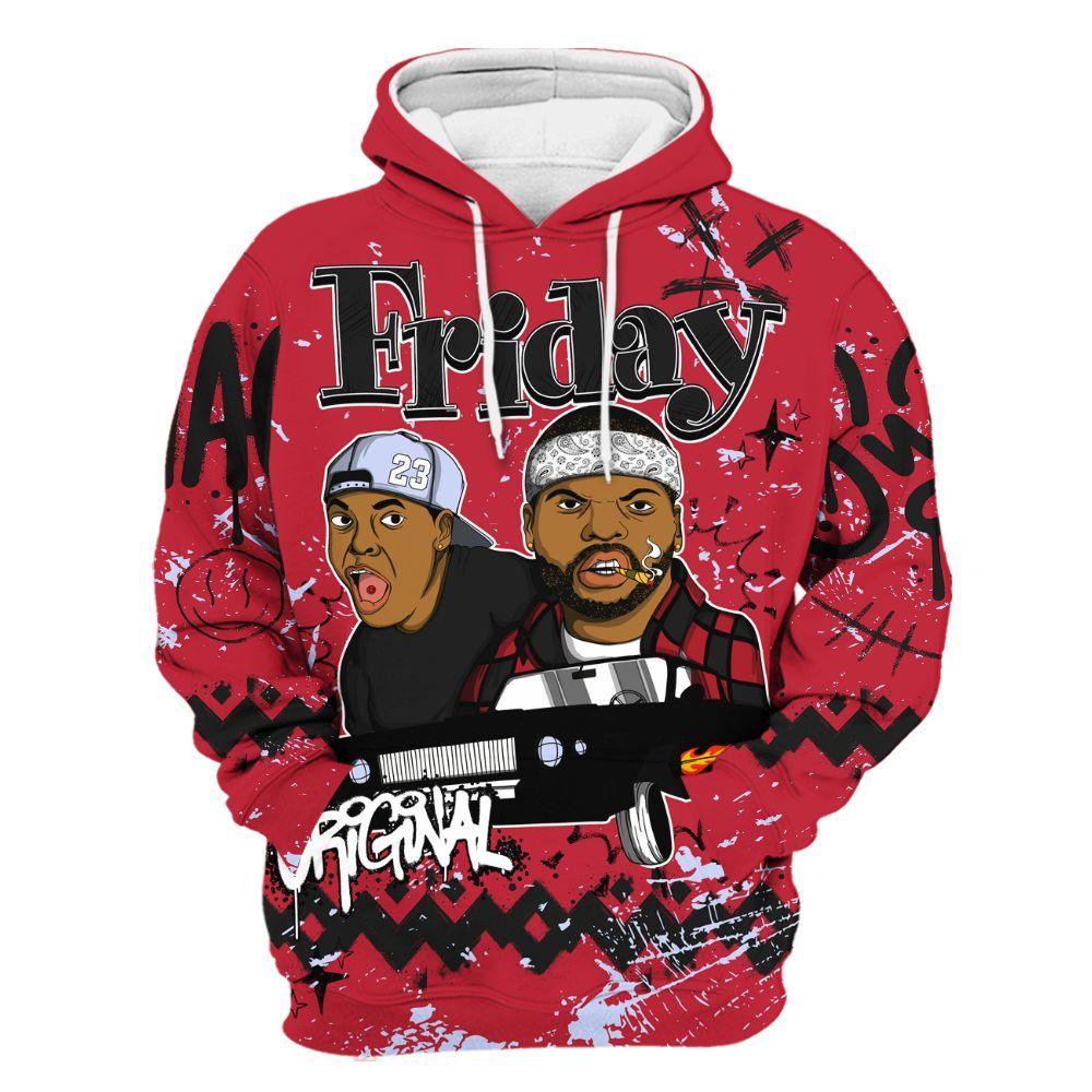 Hoodie To Match Toro Bravo 6s - Friday Sneaker Crayon All Over Print