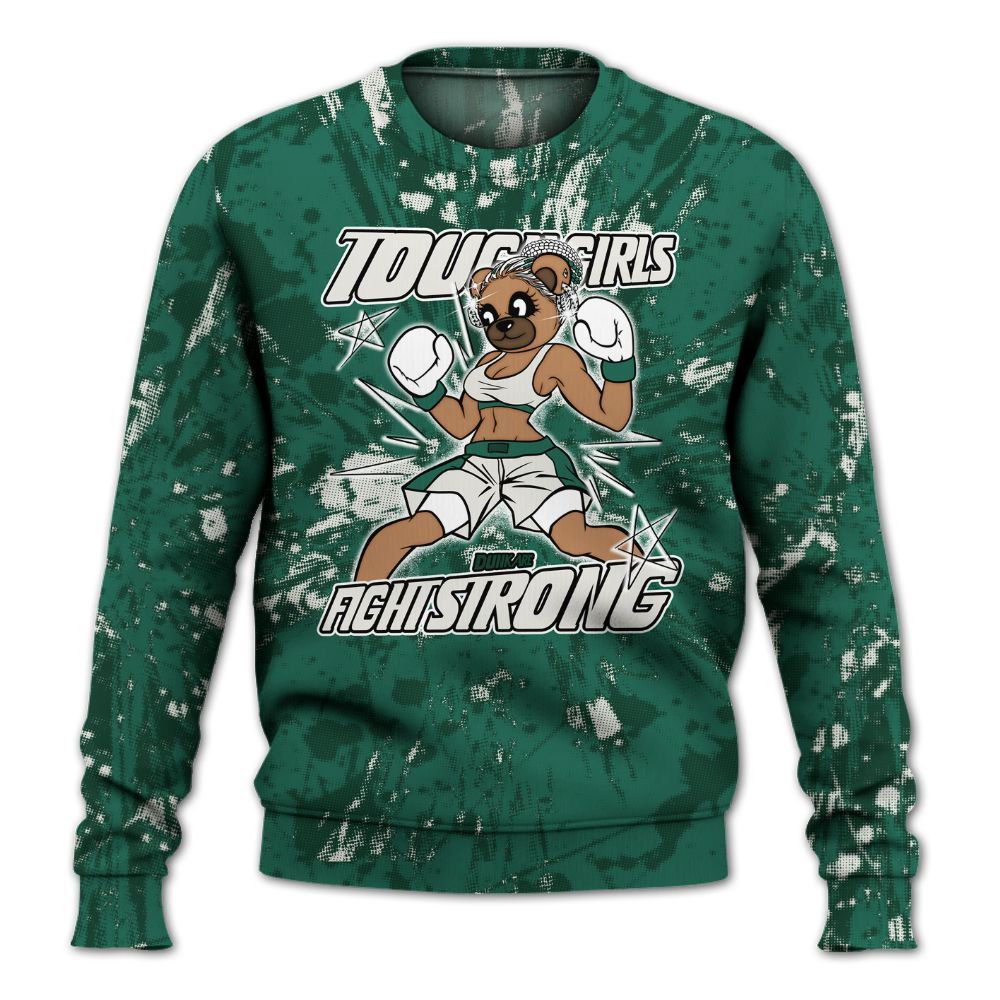 Sweatshirt To Match Oxidized Green 4s - Gritty Girls Bear Luxury All Over Print