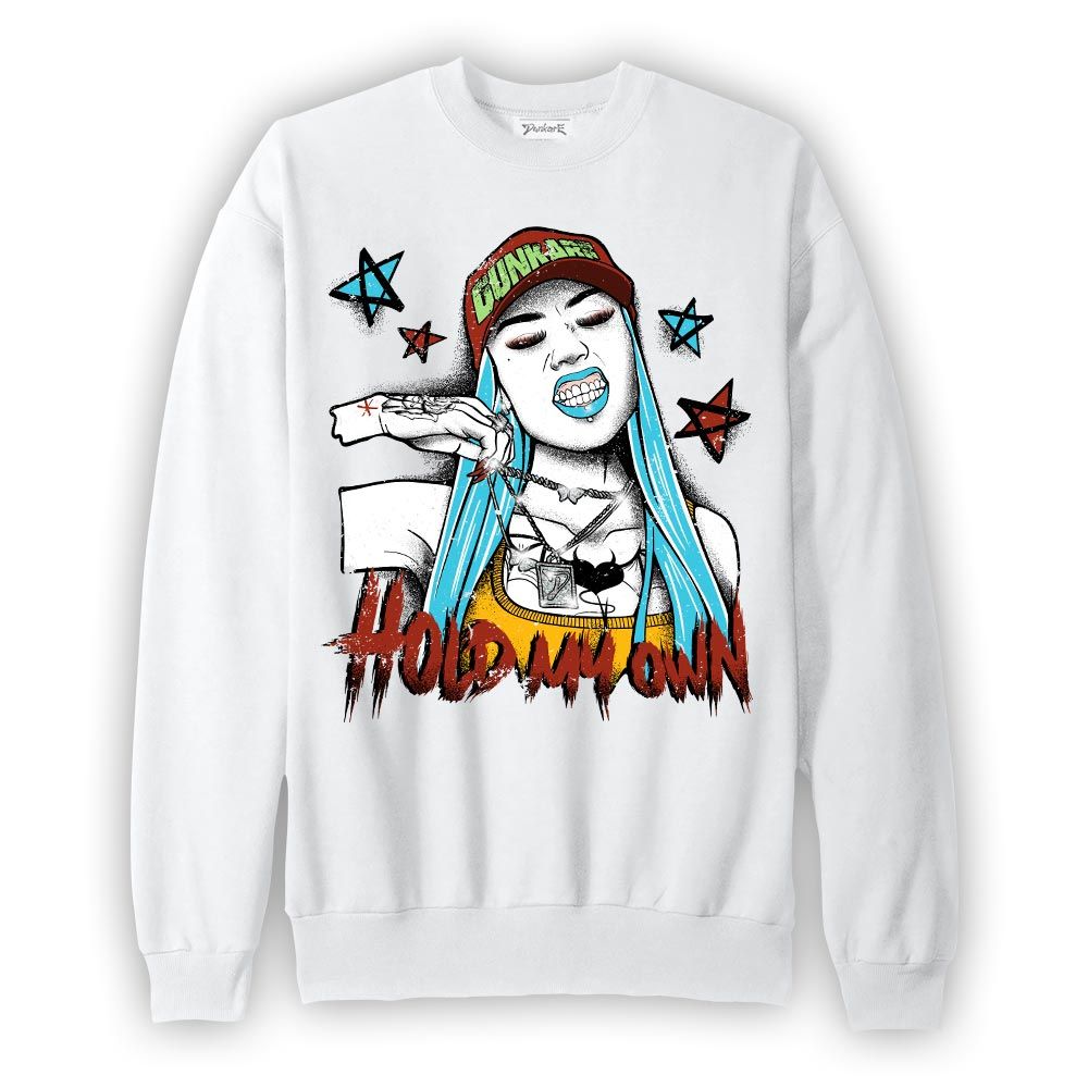 Sweatshirt To match SB Dunk Di'Orr Greenwood Sweatshirt - Hold My-O Unique Graphic