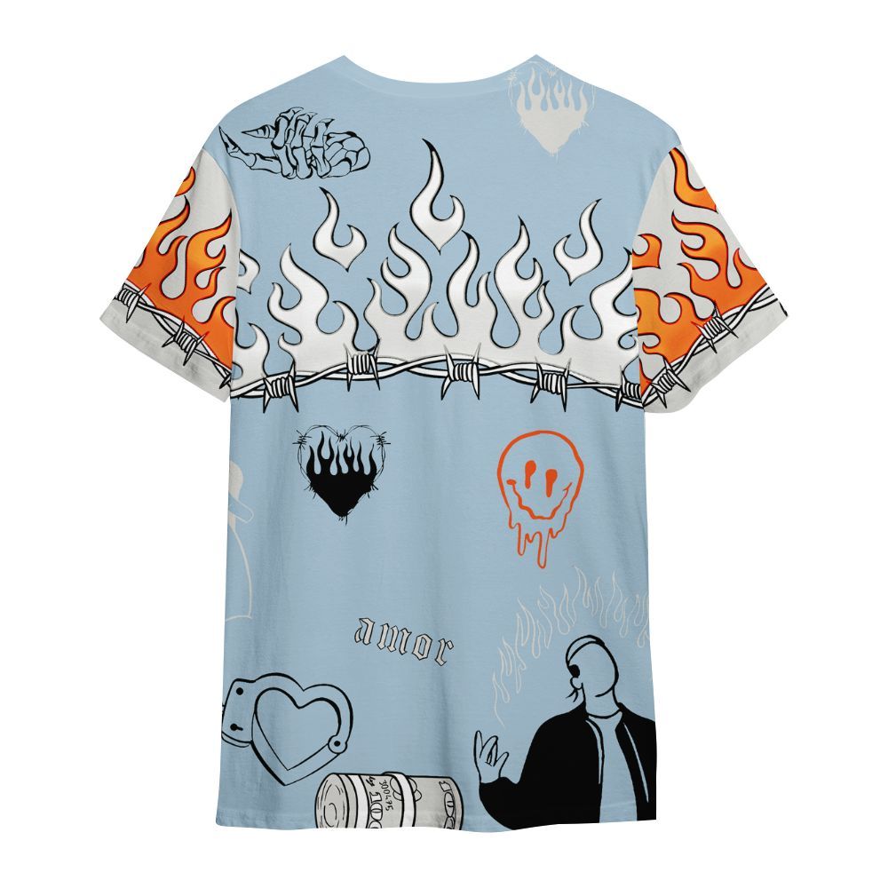 Shirt To Match High OG Alaska 1s - Snake Trust No One All Over Print