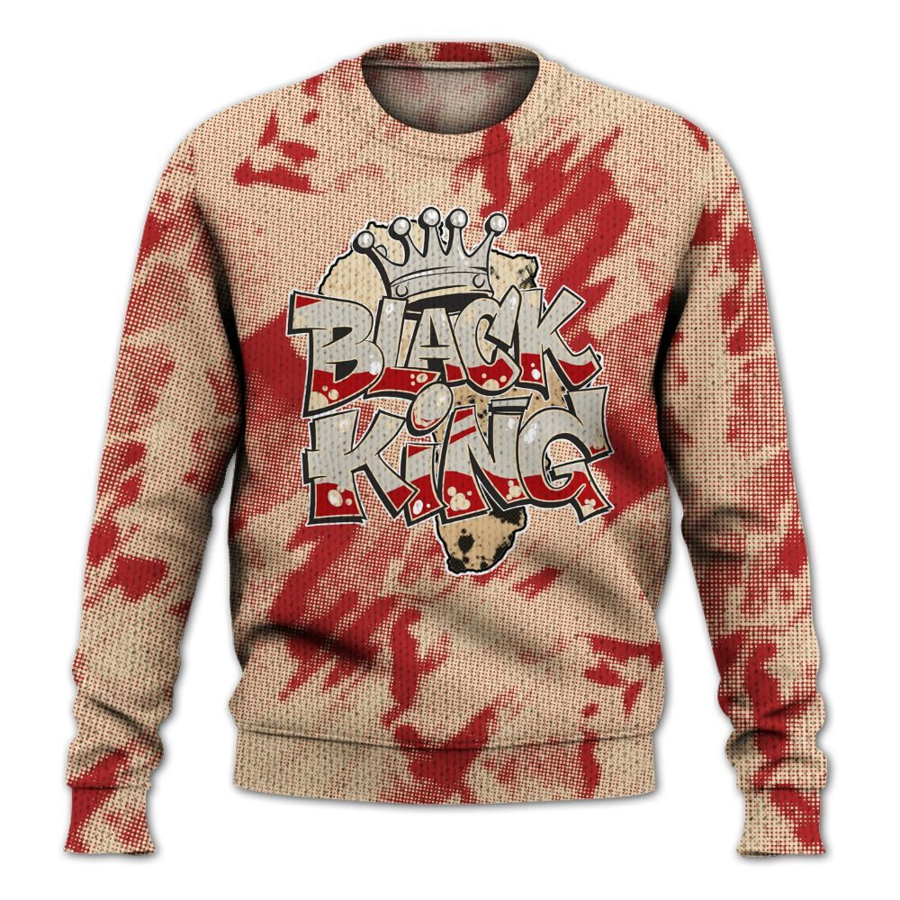 Knitted Sweater To Match Dunk Low Strawberry Waffle - B-King Shirt Unisex Oufit