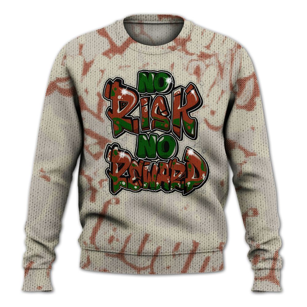 Knitted Sweater To Match El Grito 5s - No Risks No Reward Street