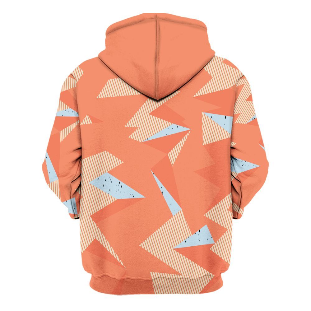 Hoodie To Match DJ Khaled Crimson Bliss 5s - Geometric Camouflage Pattern All Over Print