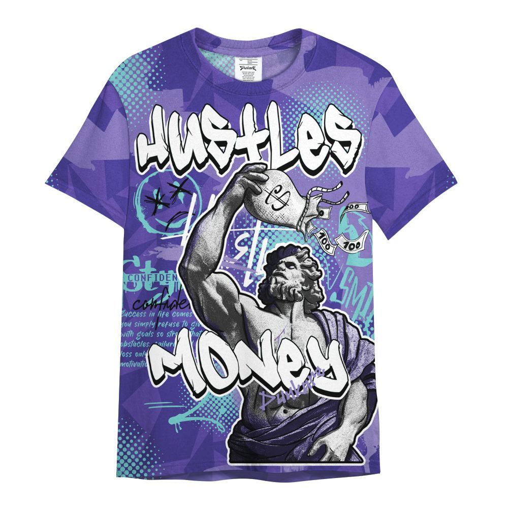 Shirt To Match Low Hornets 1s - Huslte Money Retro All Over Print