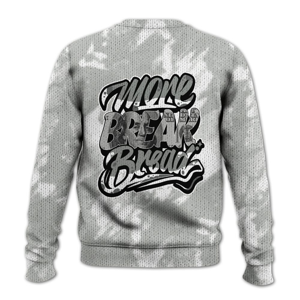 Knitted Sweater To Match Paris Cement Grey 4s - More Break Shirt Unisex Oufit