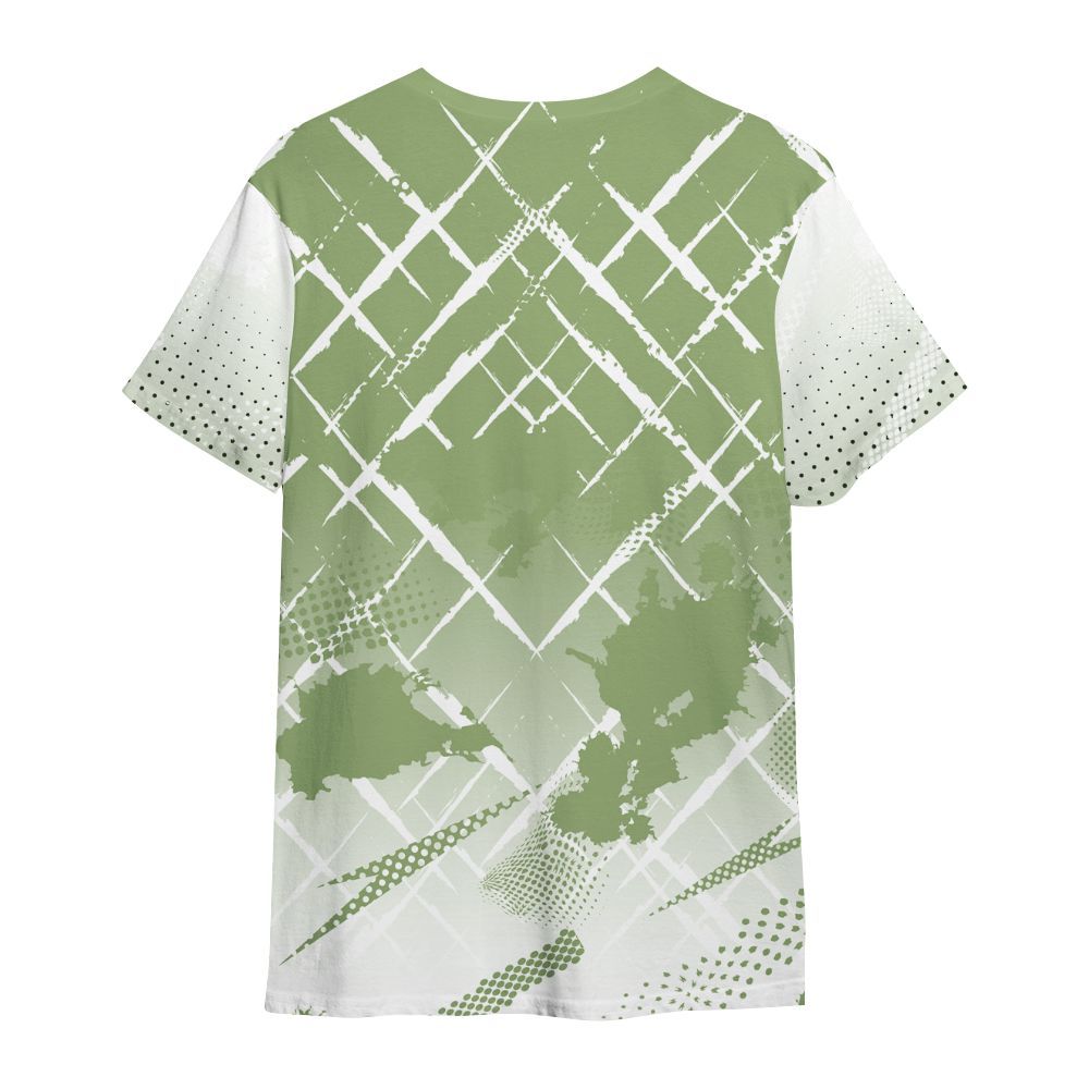 Shirt To Match Oil Green 4s - Halftone Stand Business Dripping All Over Print