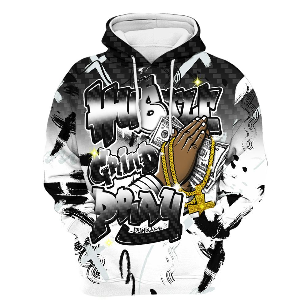 Hoodie To Match Kobe 9 Elite Protro Halo - Money Hustle Grind Pray All Over Print