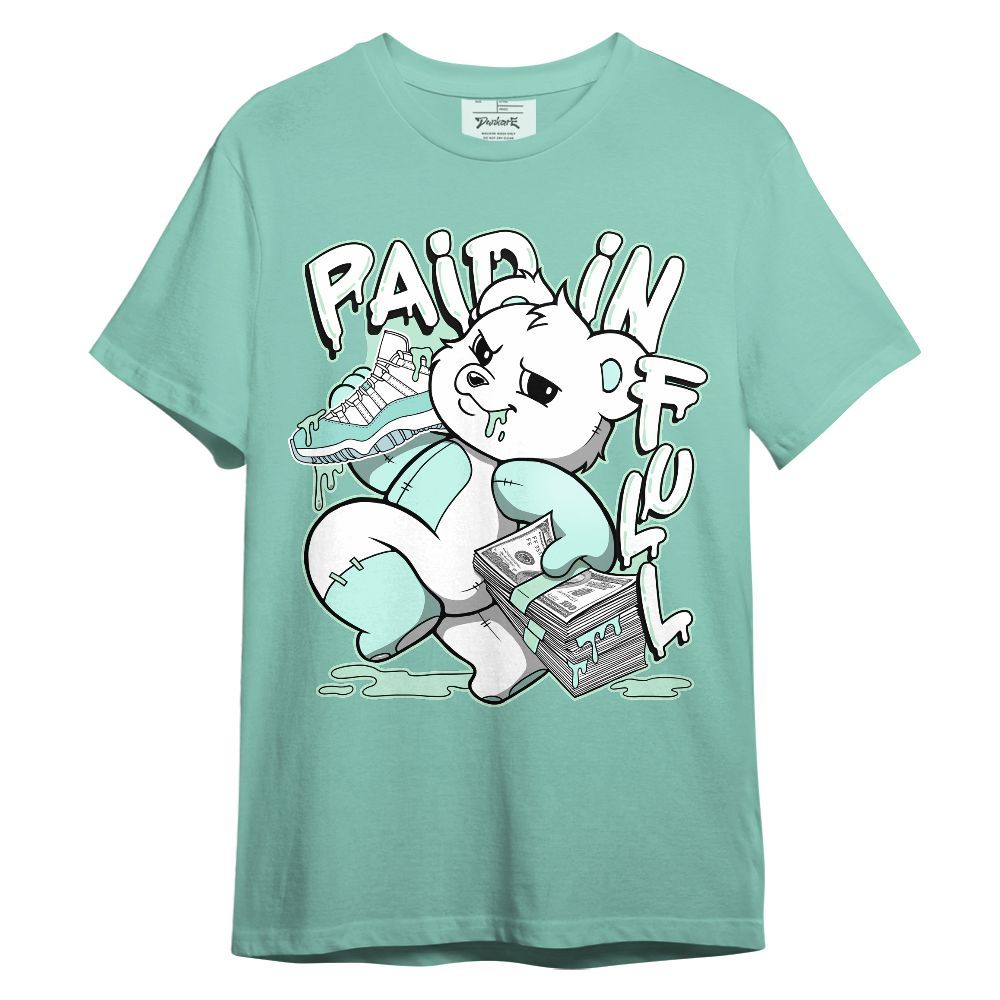 Shirt To Match Retro Low Igloo 11s - Drip Paid In Full Moneys Bear Graphic