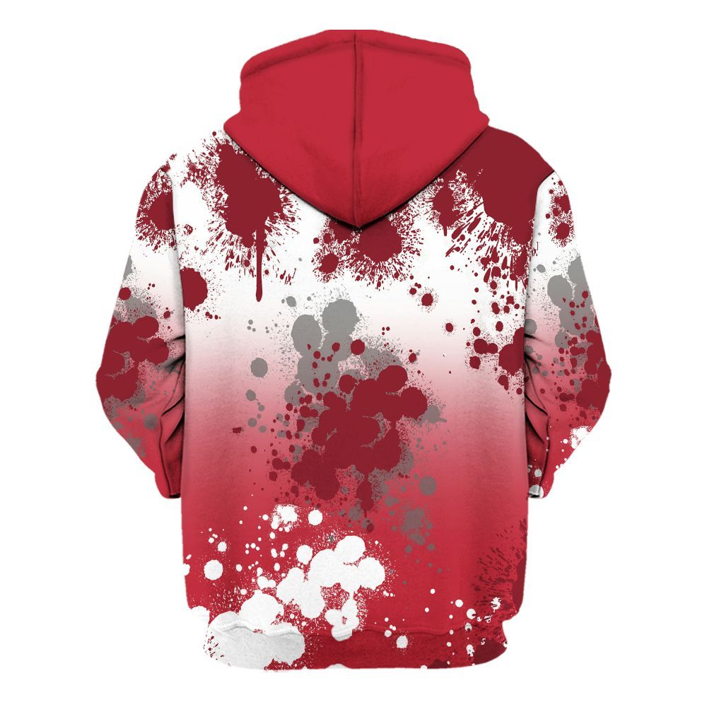 Hoodie To Match Red Flint 13s - Trust No One Scary All Over Print