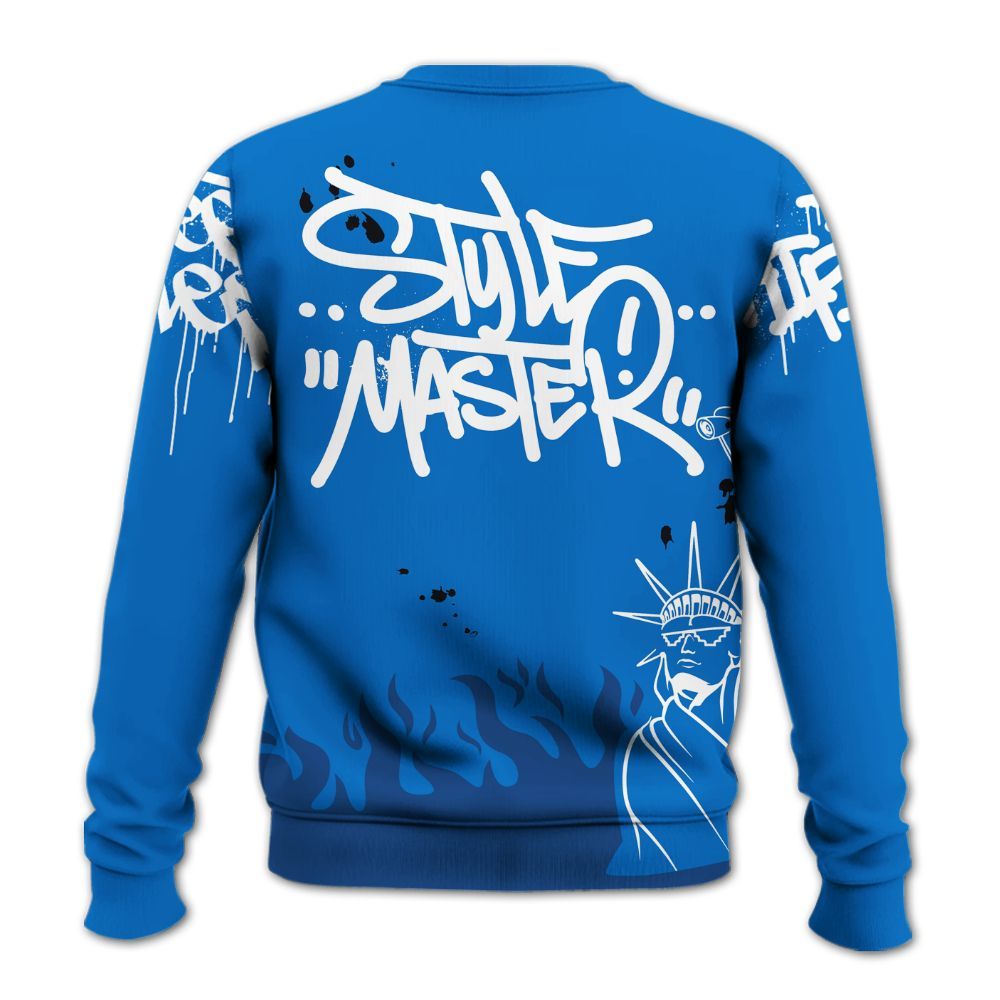 Sweatshirt To Match Blueberry 12s - Graphic Fck Around Find Out All Over Print