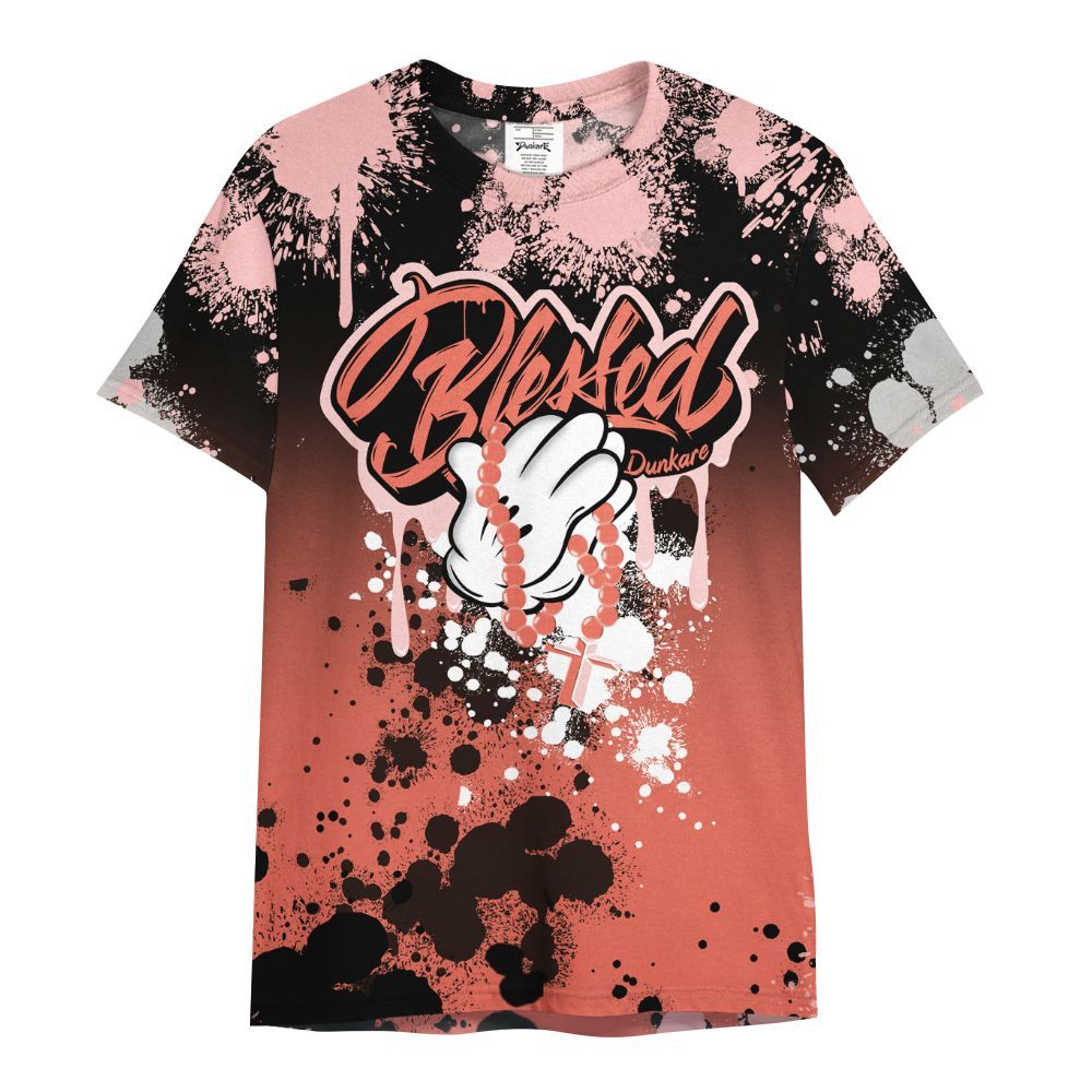 Shirt To Match Low OG PSG 1s - God Blessed Ink Drip All Over Print