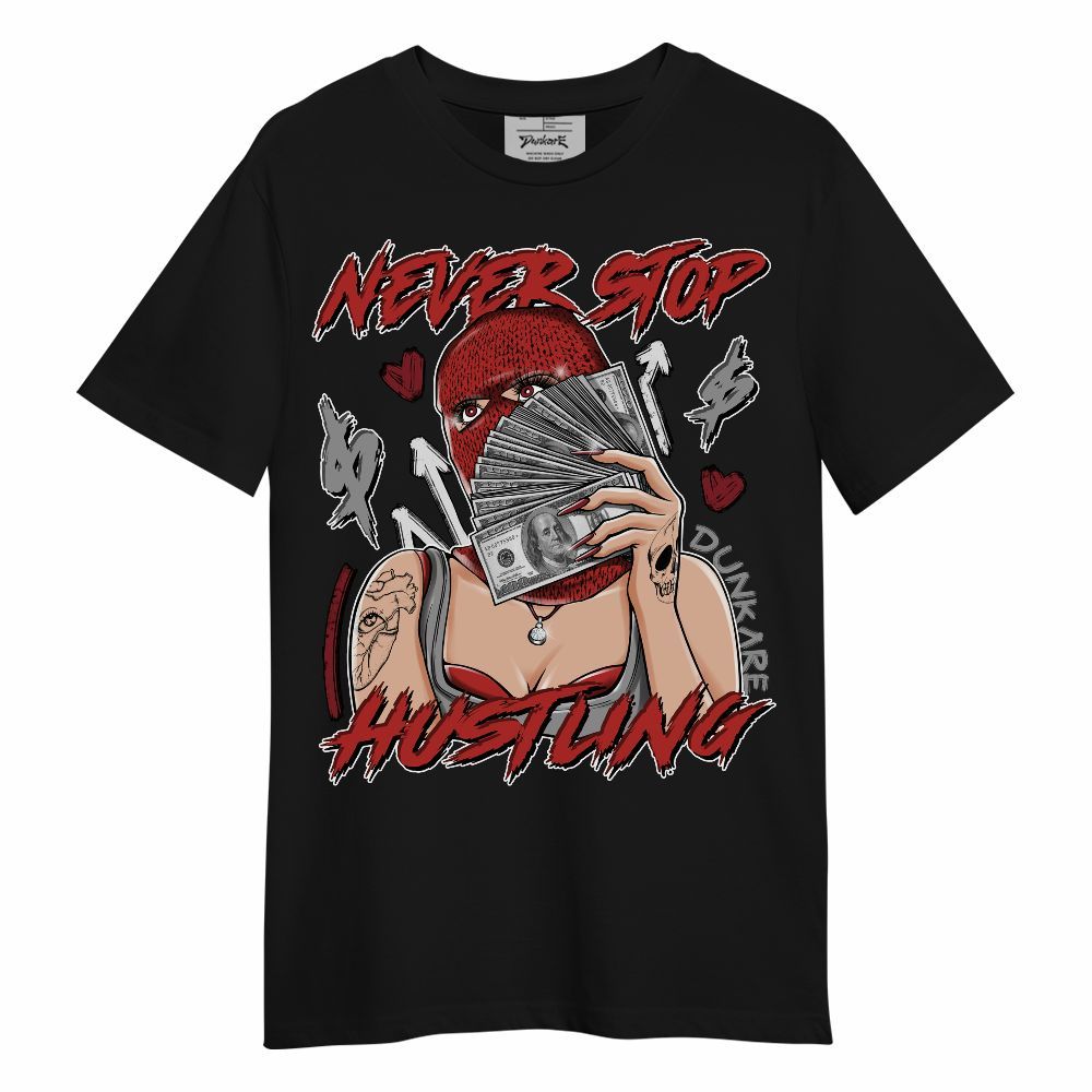 Shirt To Match Bred Reimagined 4s - Hustling Unque Unisex Shirt