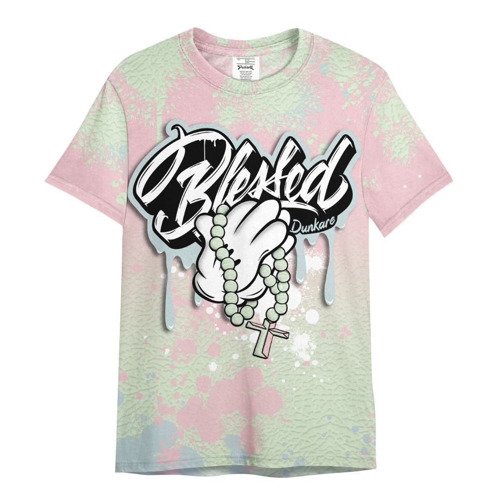 Shirt To Match Spring Is In The Air 3s - God Blessed Ink Drip All Over Print