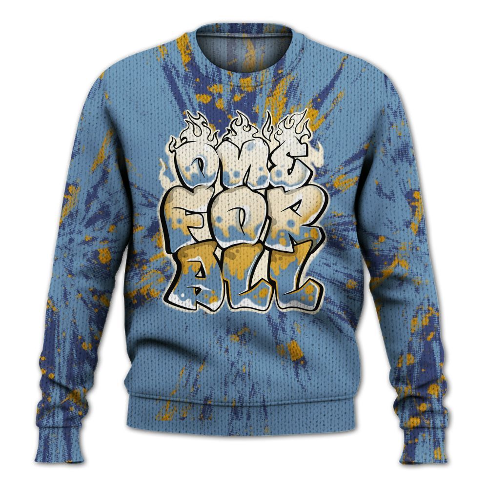 Knitted Sweater To Match High OG First In Flight 1s - Ones For All Graphic Luxury