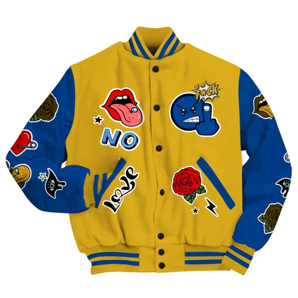Varsity Jacket To Match High Laney 1s - FK Around Find Out All Over Print