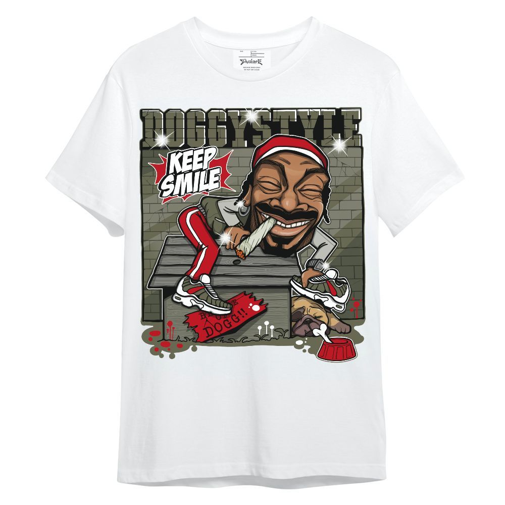 Shirt To Match Travis Scott Low OG Medium Olive 1s - Sneakers Dogg Style Graphic Unisex Shirt
