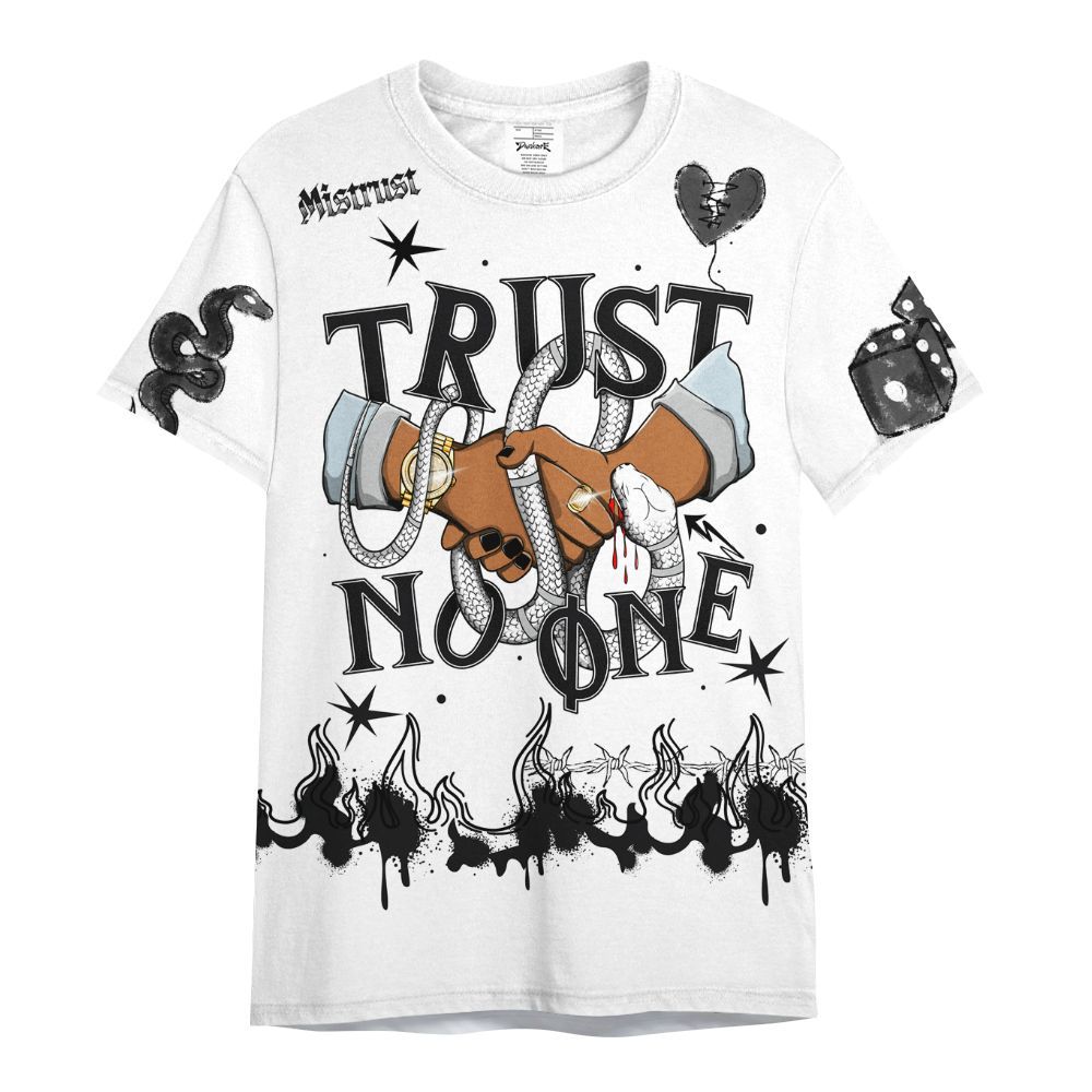 Shirt To Match Kobe 9 Protro Halo - Trust No One Snake-Bite Doodle Crayon All Over Print