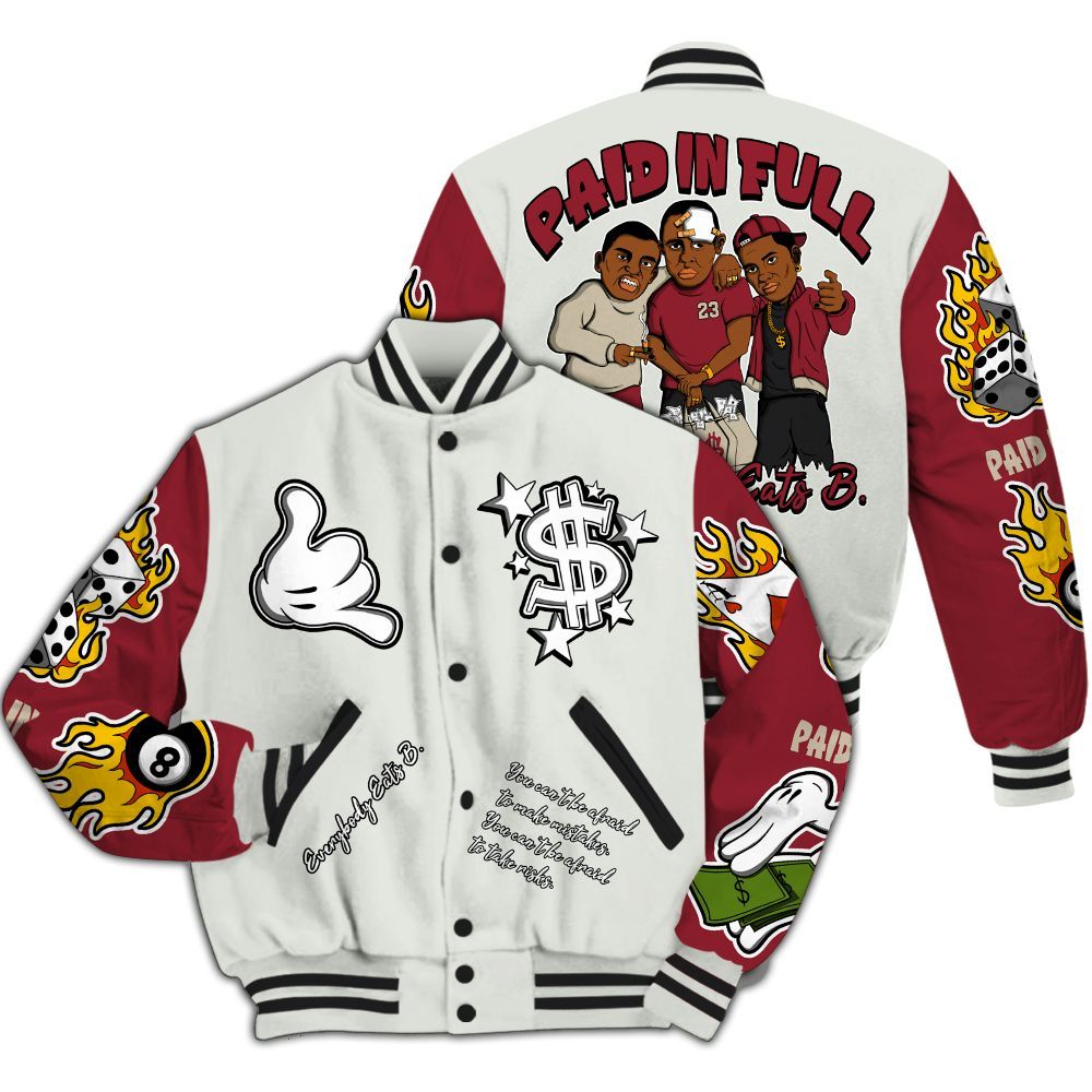 Varsity Jacket To Match Chicago 2025 40s - Everybody Paid In Full Graphic All Over Print