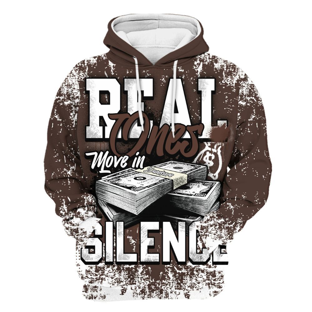 Hoodie To Match SoleFly Cafecito 12s - Move In Silence Money Street Retro All Over Print