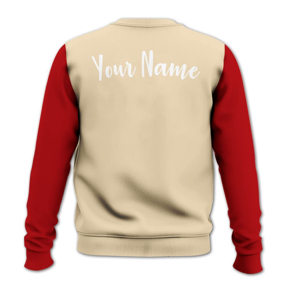 Sweatshirt To Match Dunk Low Strawberry Waffle - Custom Name God Blessed Drip All Over Print