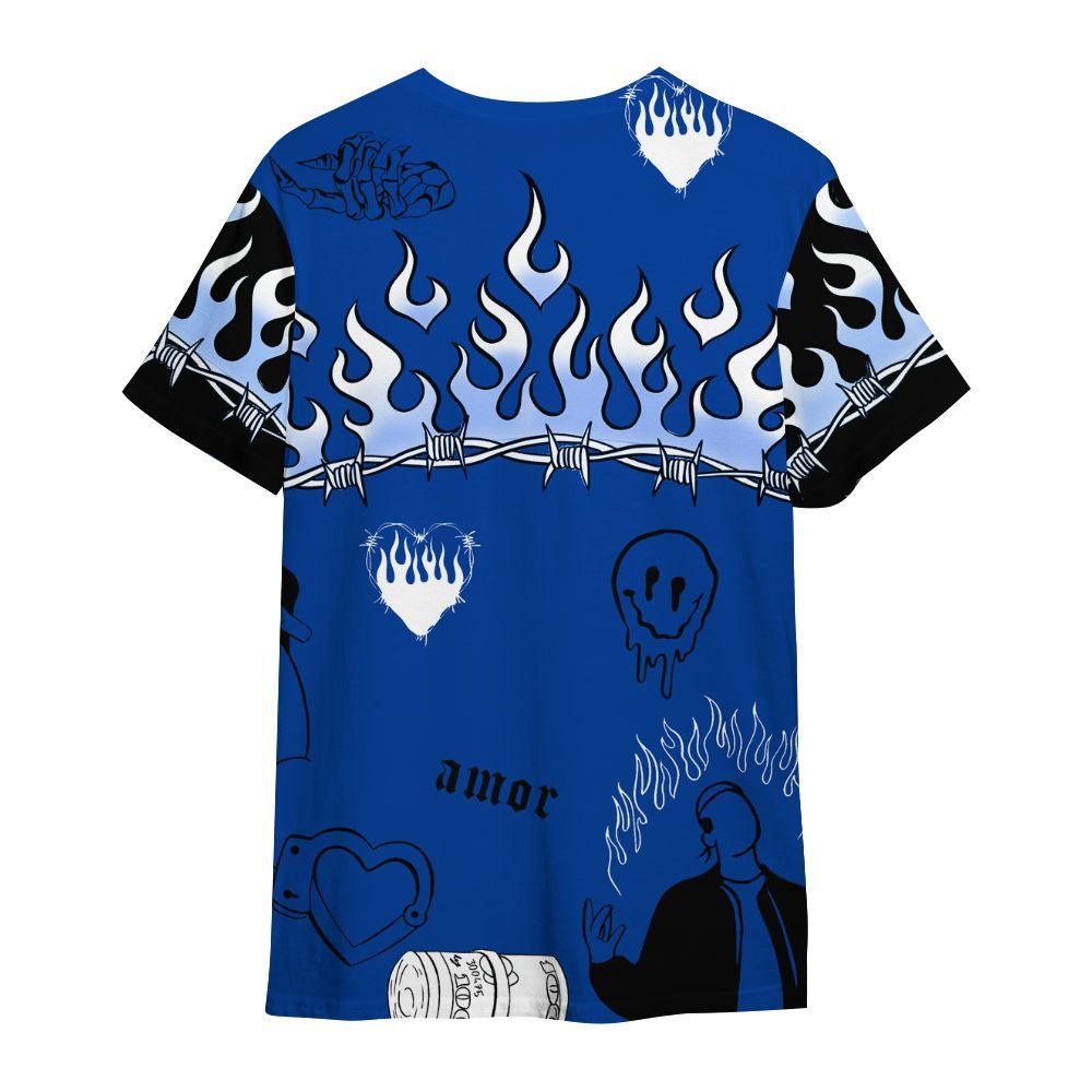 Shirt To Match Hyper Royal 12s - Snake Trust No One All Over Print