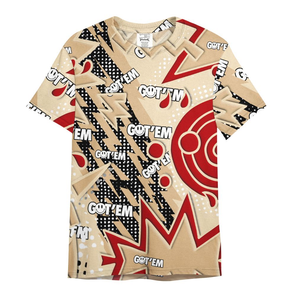 Shirt To Match Dunk Low Strawberry Waffle - Retro Vintage 90s All Over Print