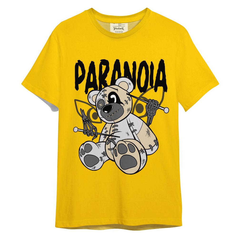 Shirt To Match T-Shirt Vivid Sulfur Paranoia Bear, Vivid Sulfur 4s T-Shirt To Match Sneaker 2704 NCMD