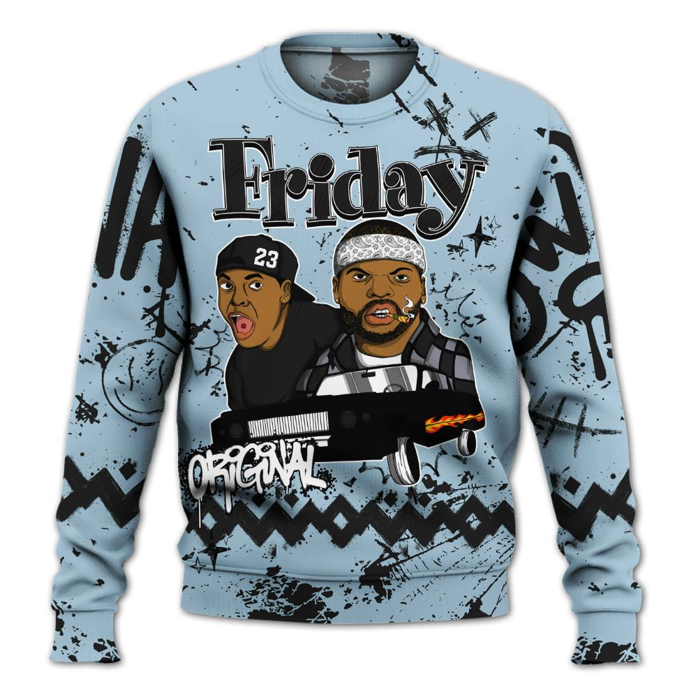Sweatshirt To Match Chambray 7s - Friday Sneaker Crayon All Over Print