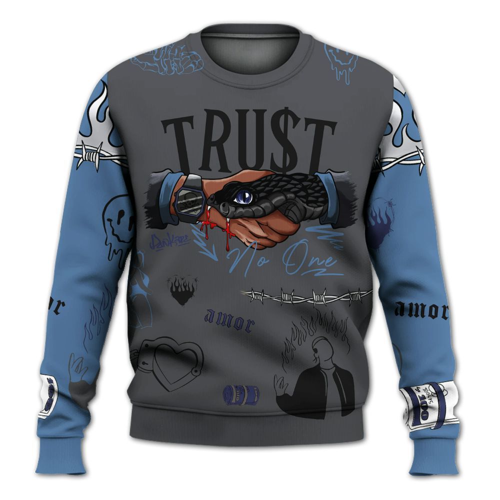 Sweatshirt To Match Air Max 95 Stash - Snake Trust No One All Over Print