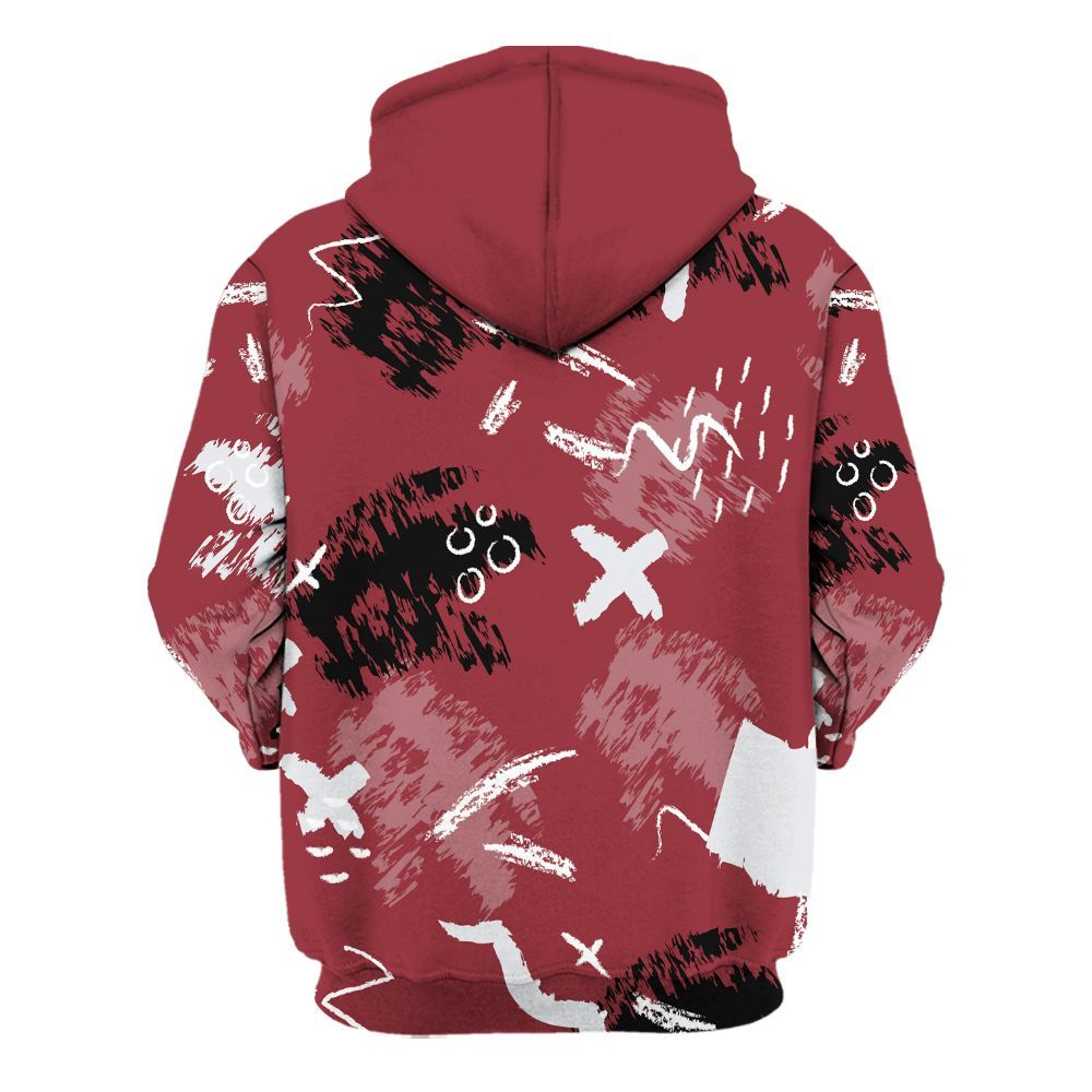 Hoodie To Match Black Toe 14s - Hustle Grind Pray Retro All Over Print