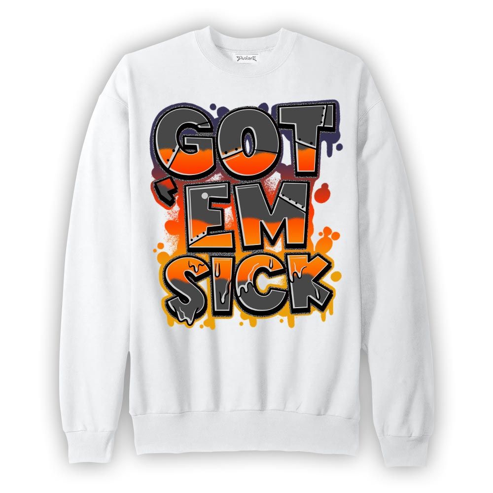 Sweatshirt To match Rio 3s Sweatshirt - Gotten 'Em Sick Graphic Graphic