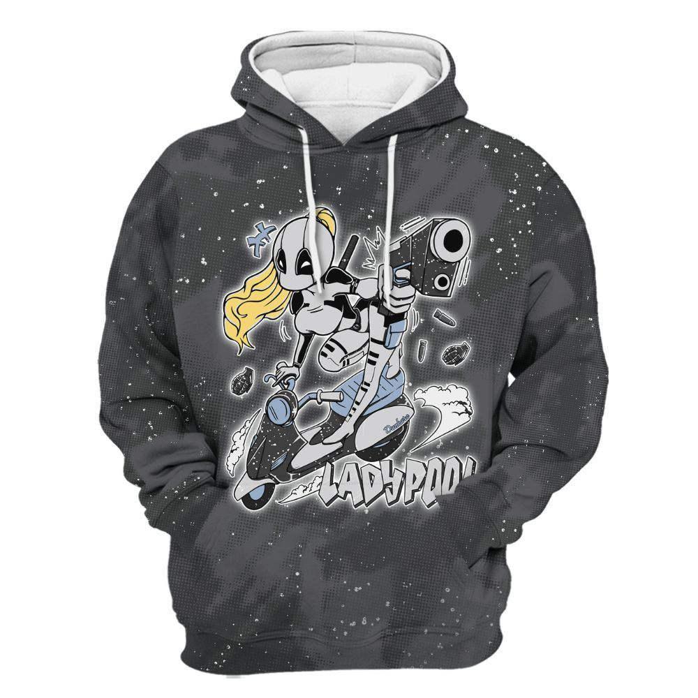 Hoodie To Match Reverse Oreo 6s - Lady Pool Cartoon Abstract Halftone All Over Print