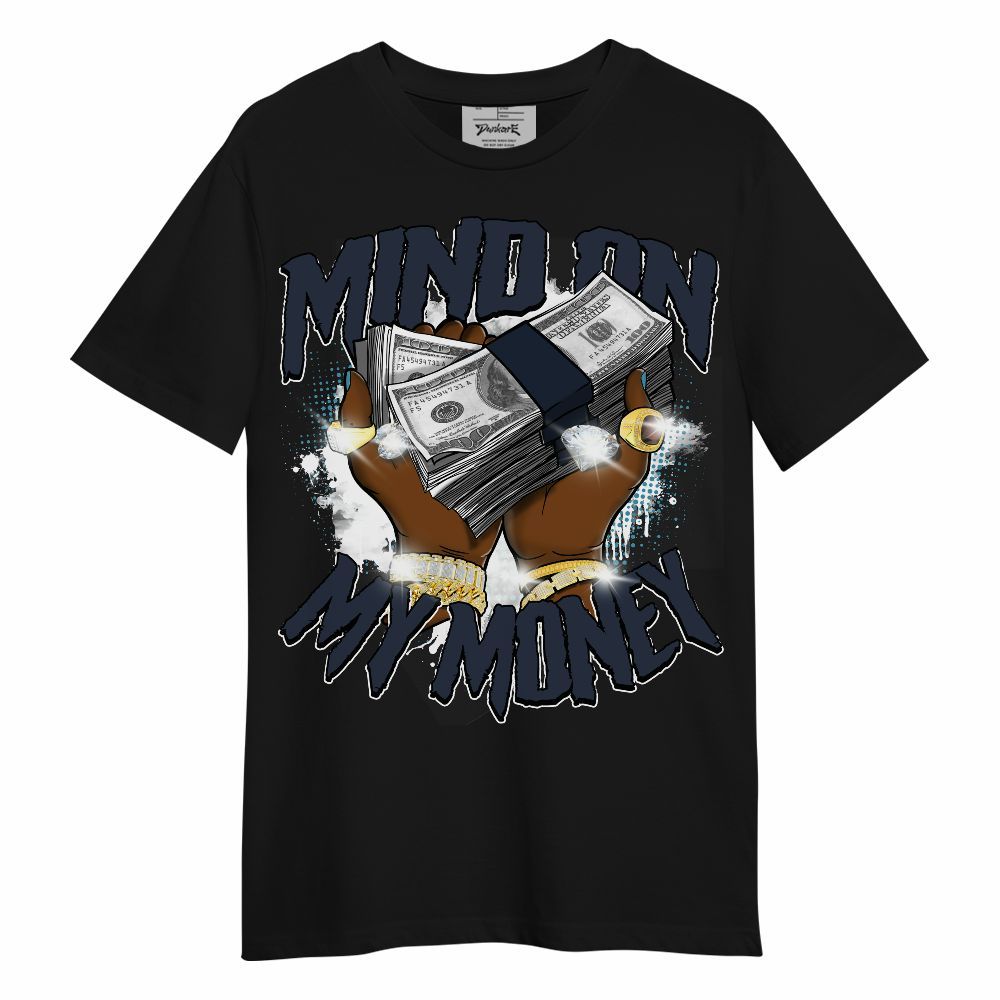 Shirt To Match Retro Obsidian 13s - Mind On My Money Graphic Unisex Shirt