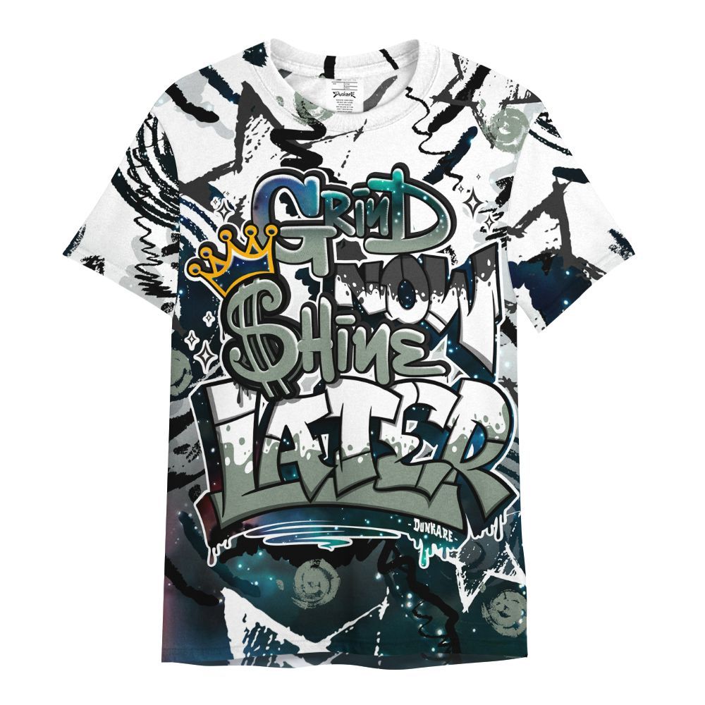 Shirt To Match Air Foamposite One Galaxy - Grind Shine Later Drip All Over Print